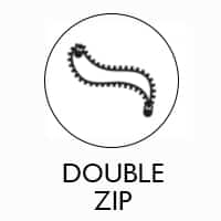picto double zip cercle