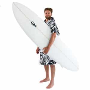 Poncho MINIMIZ Zebra BW L surf 1